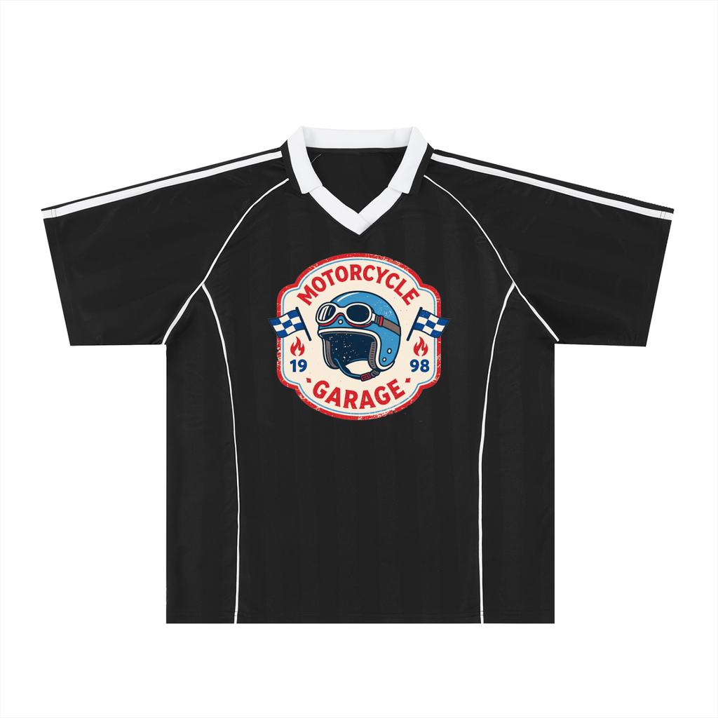 Shadow Stripe Collared Soccer Jersey